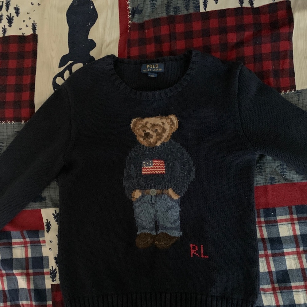 Ralph Lauren teddy bear sweater